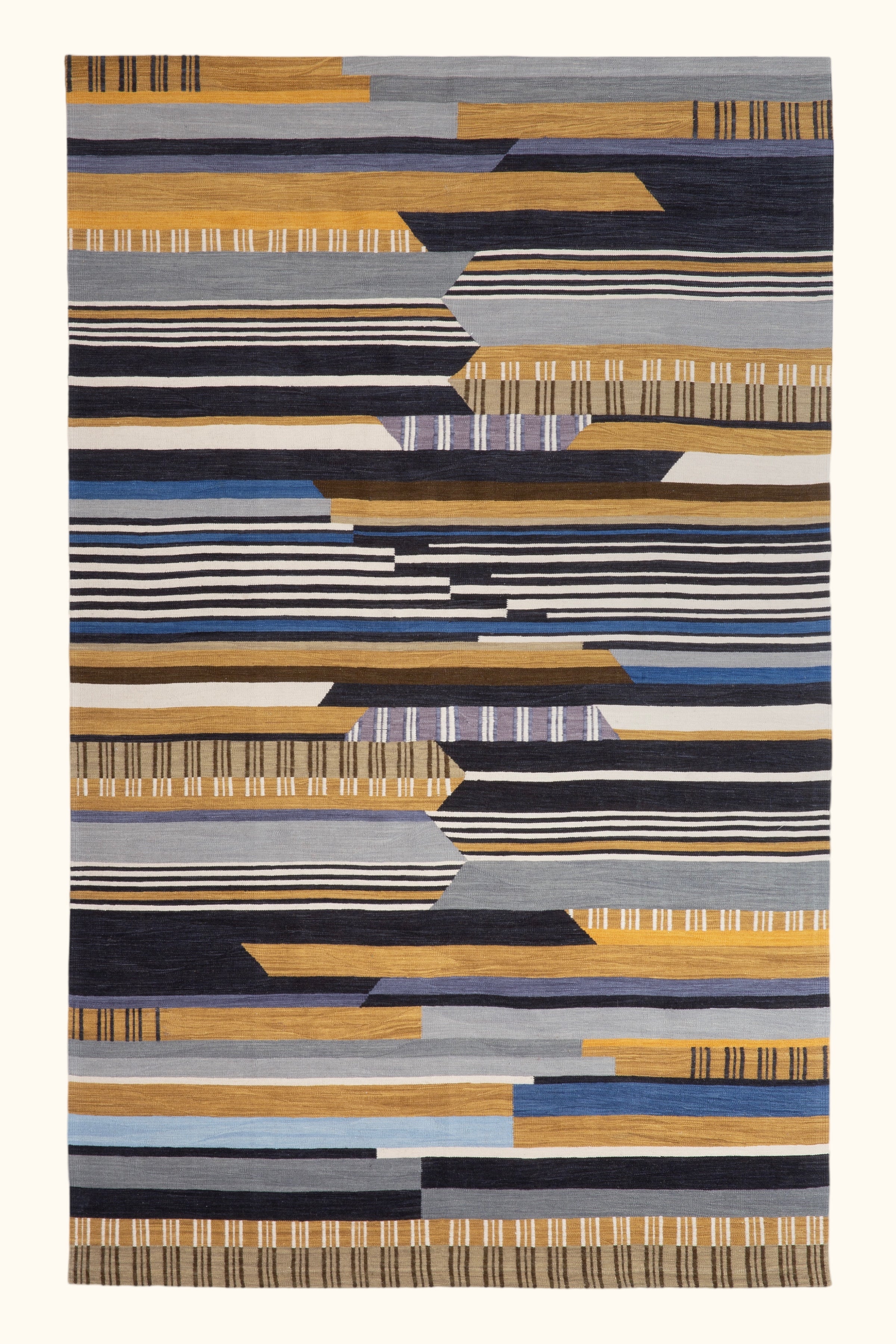 '1923' Gunta Stölzl - Bauhaus Kelim Teppich 360x215cm - Wild Heart Free Soul