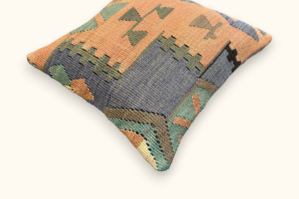 AYLIN Vintage Kelim Kissen 40x40cm