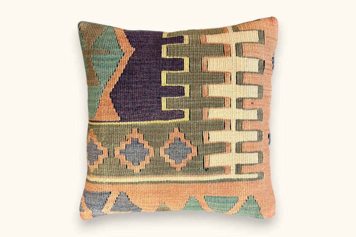 ESRA Vintage Kelim Kissen 40x40cm