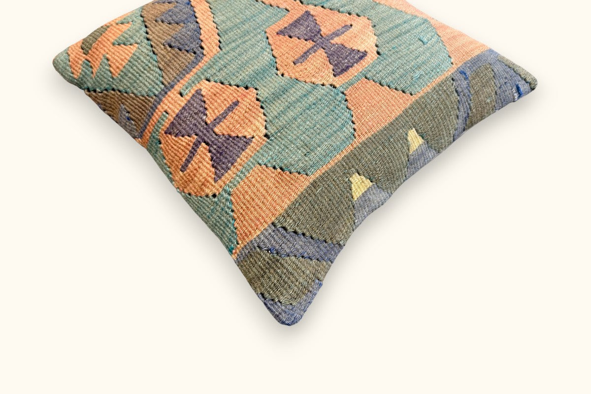 DILAN Vintage Kelim Kissen 40x40cm