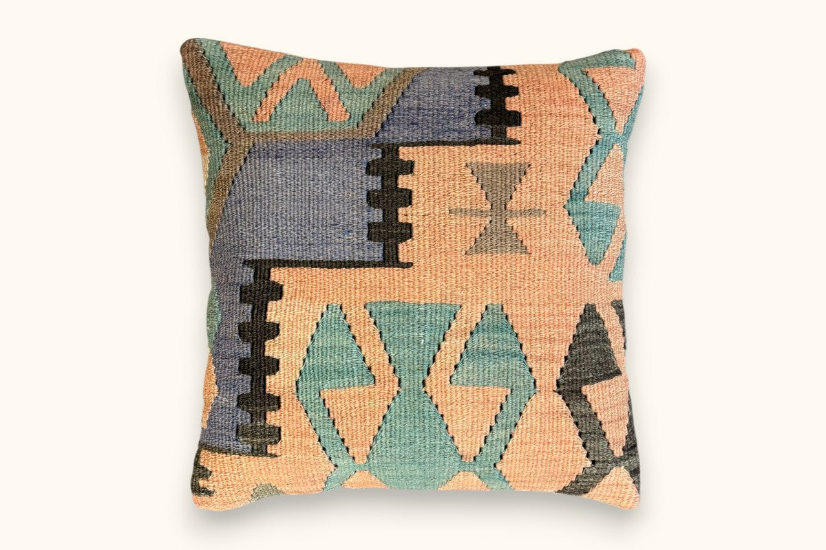 SIBEL Vintage Kelim Kissen 40x40cm