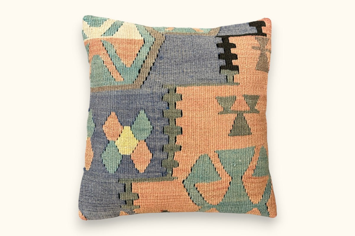 DILARA Vintage Kelim Kissen 40x40cm