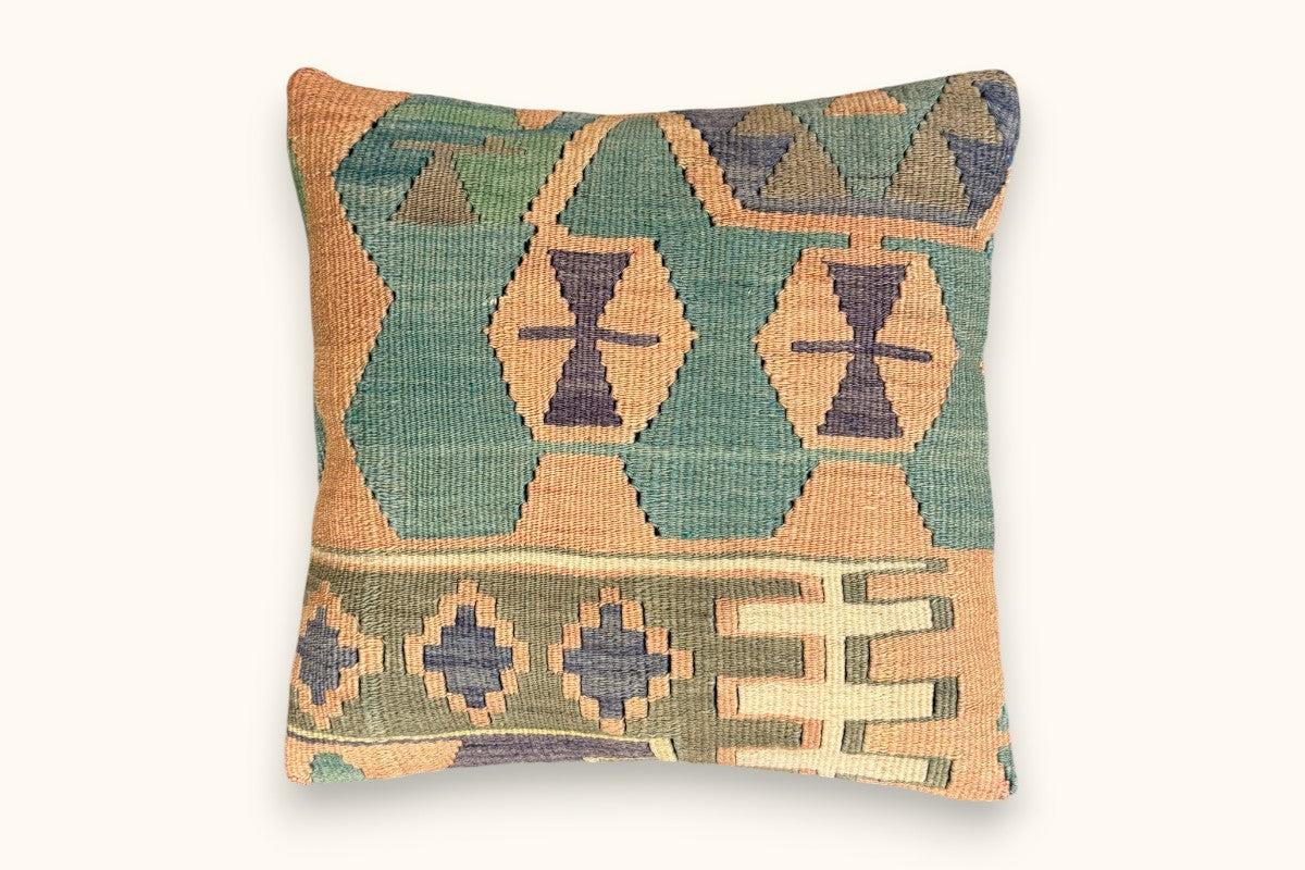DENIZ Vintage Kelim Kissen 40x40cm