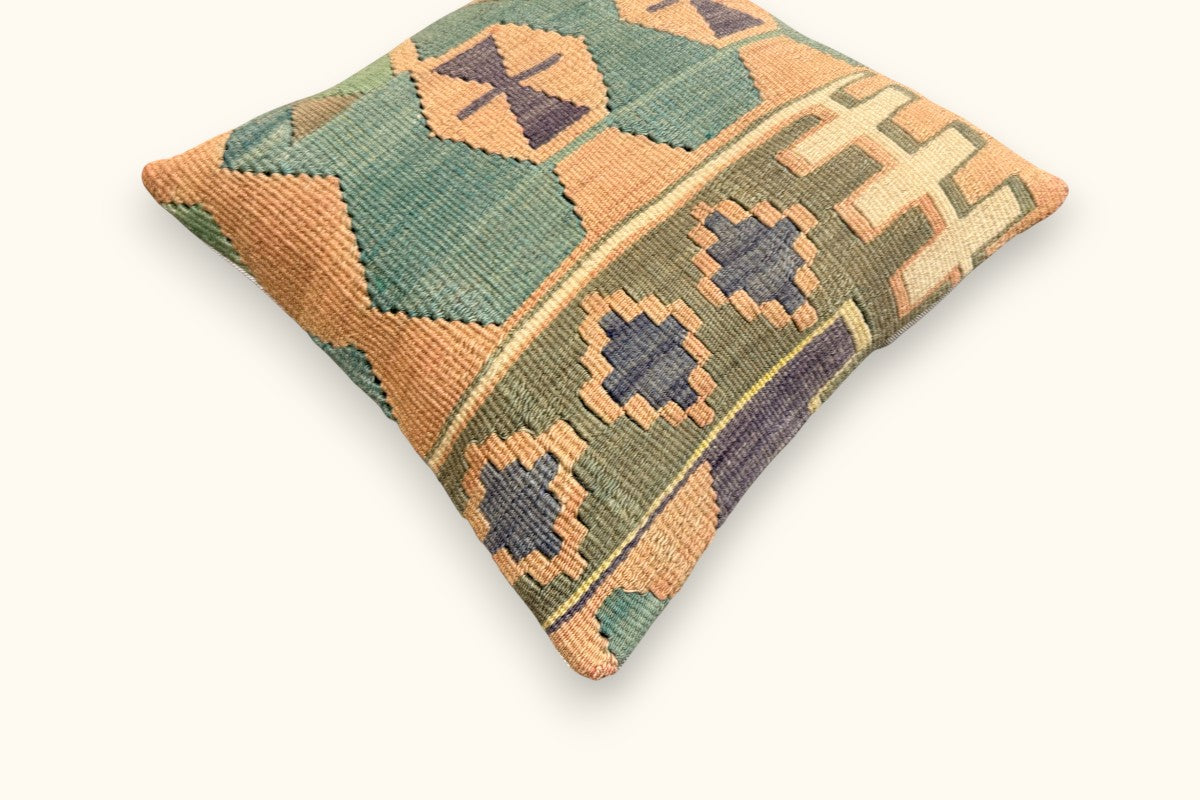 DENIZ Vintage Kelim Kissen 40x40cm