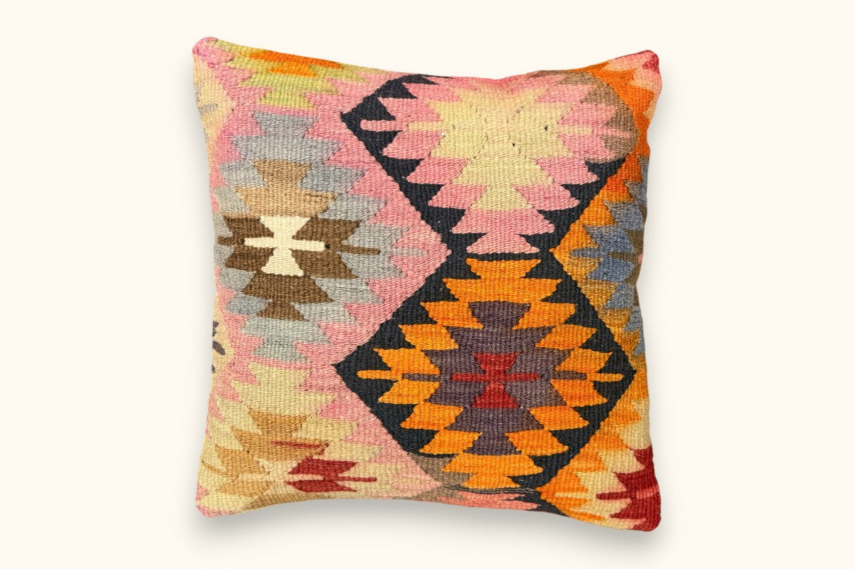 SEZEN Vintage Kilim Cushion 40x40cm