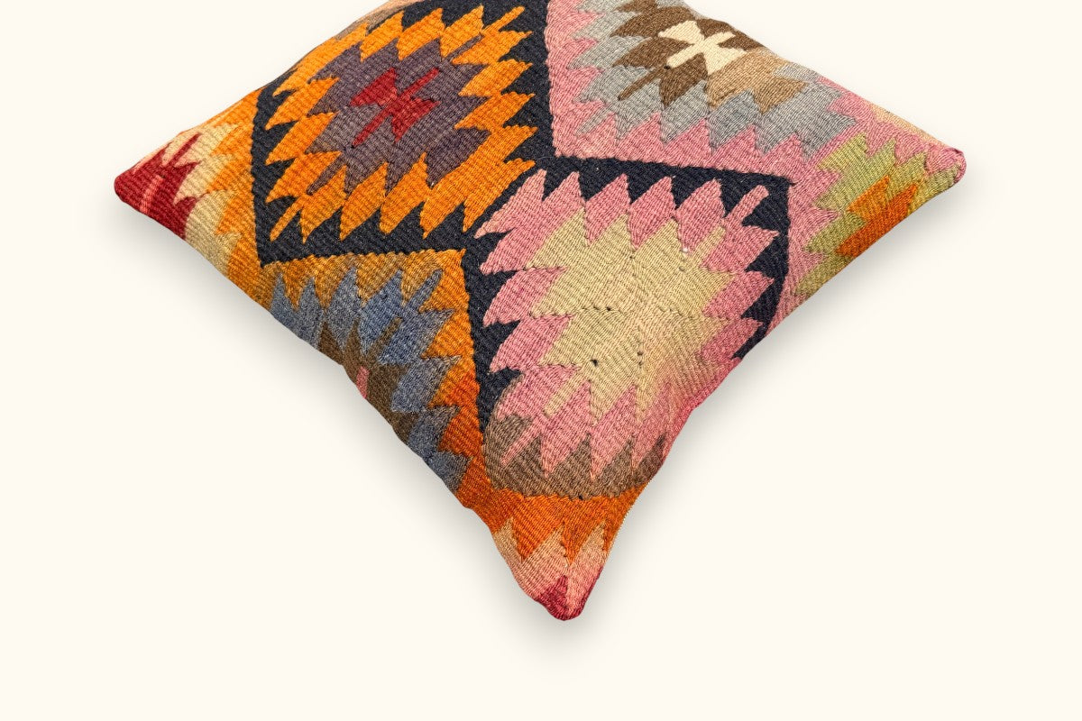 SEZEN Vintage Kilim Cushion 40x40cm