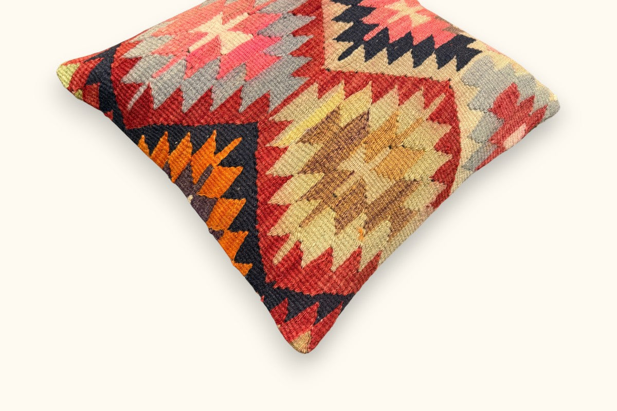 YAZ Vintage Kelim Kissen 40x40cm