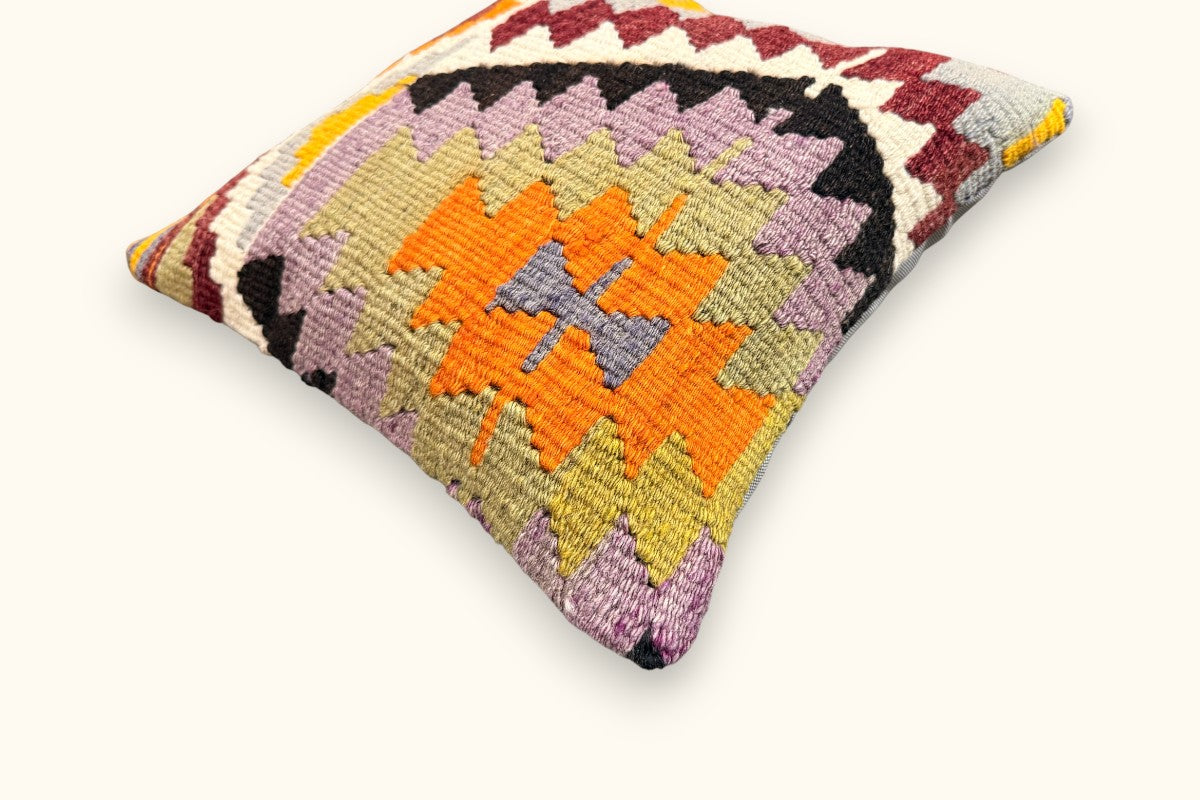 FIDAN Vintage Kelim Kissen 40x40cm