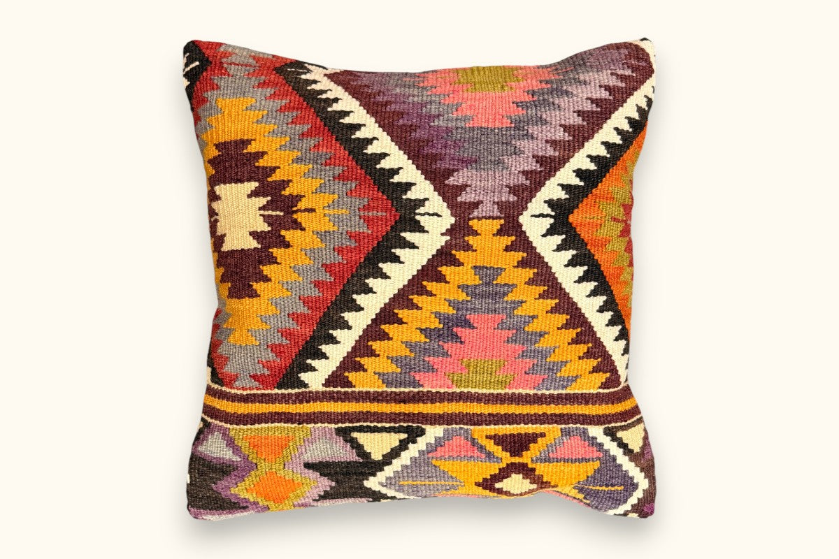 FILIZ Vintage Kelim Kissen 40x40cm