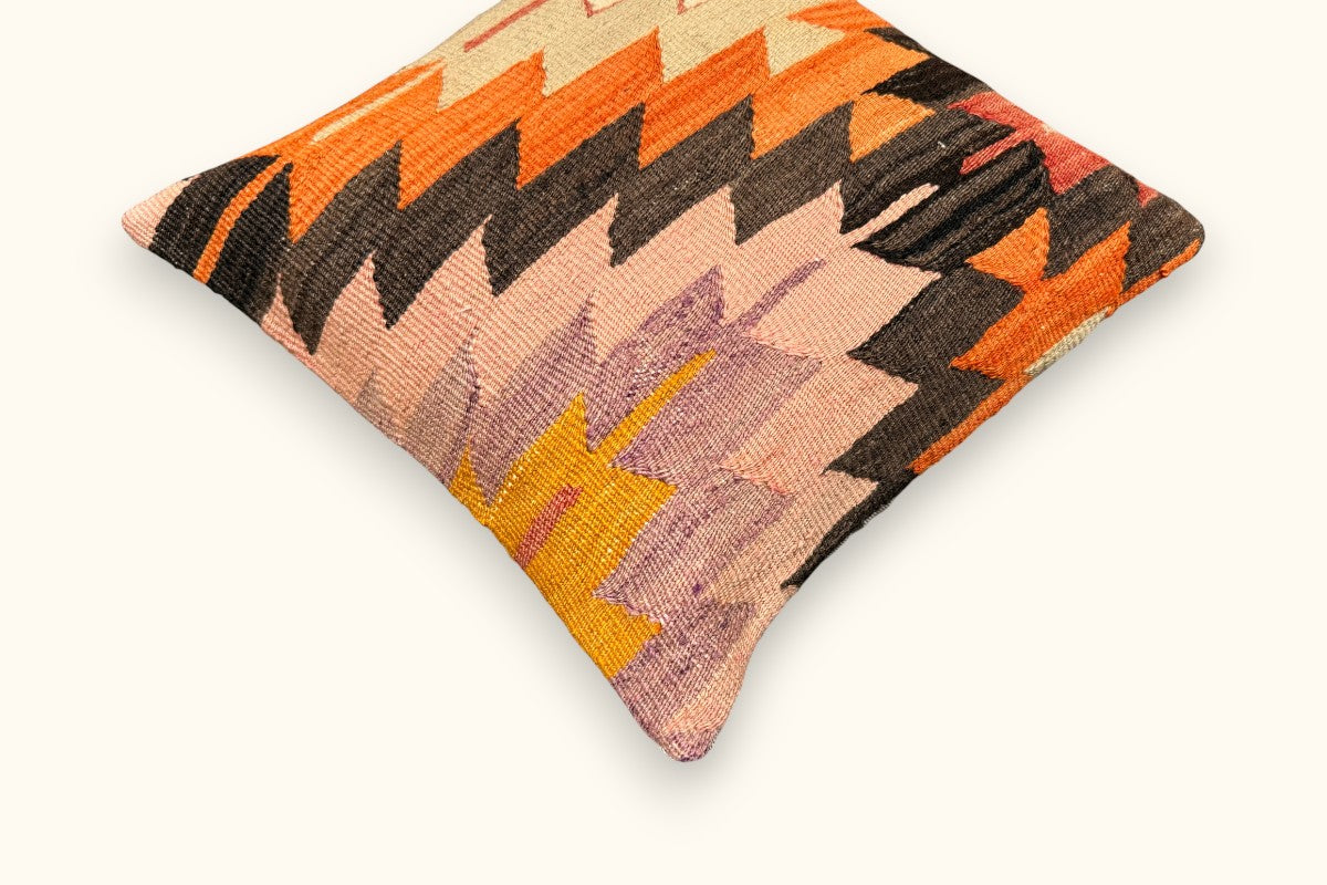 ALEV Vintage Kelim Kissen 40x40cm