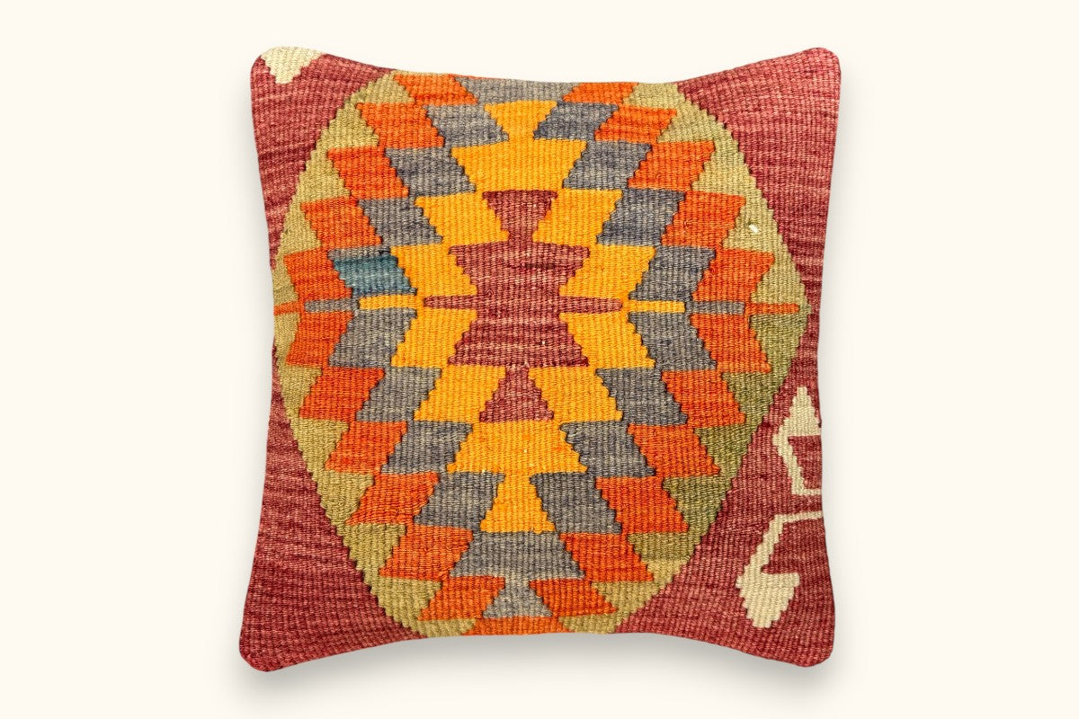 BUSE Vintage Kelim Kissen 40x40cm