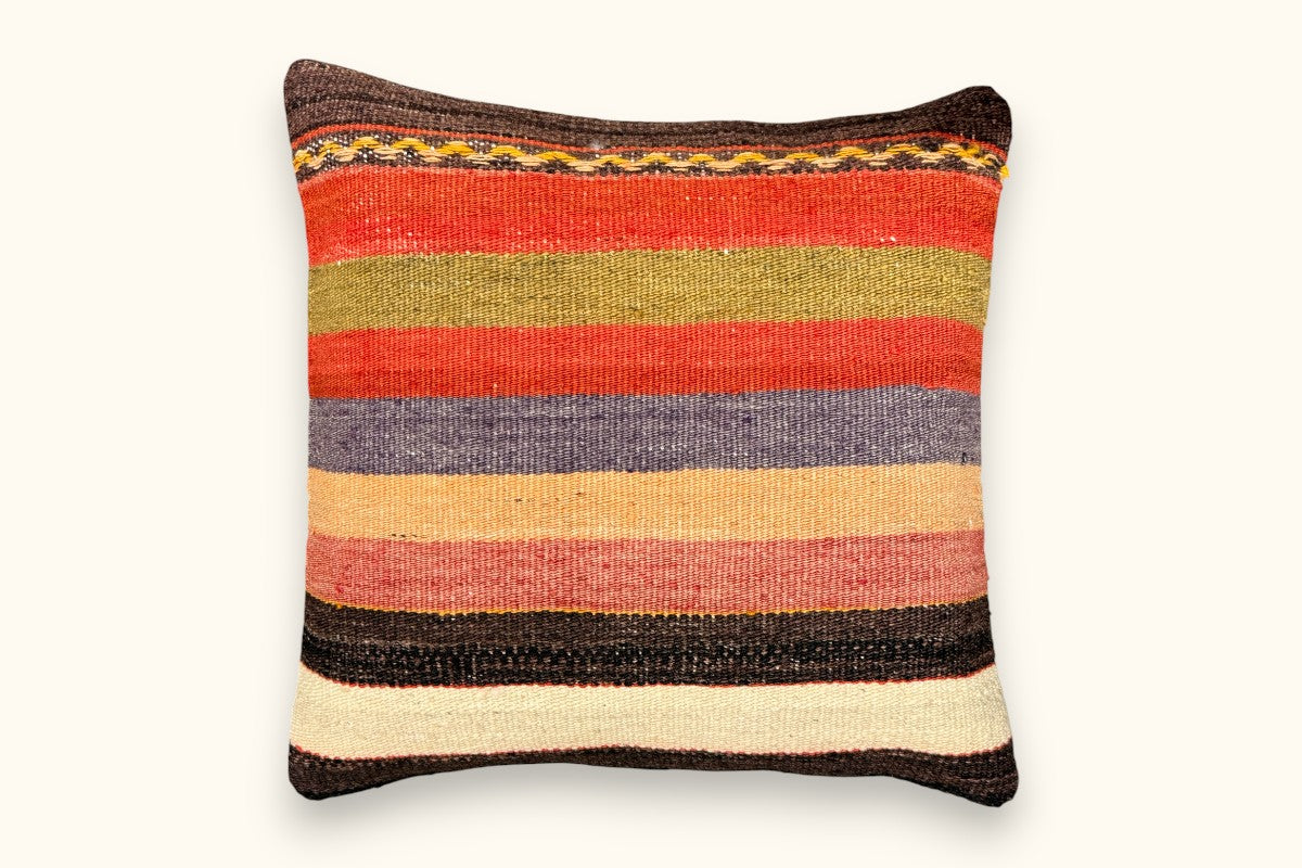 DENIZ vintage kilim cushion 40x40cm