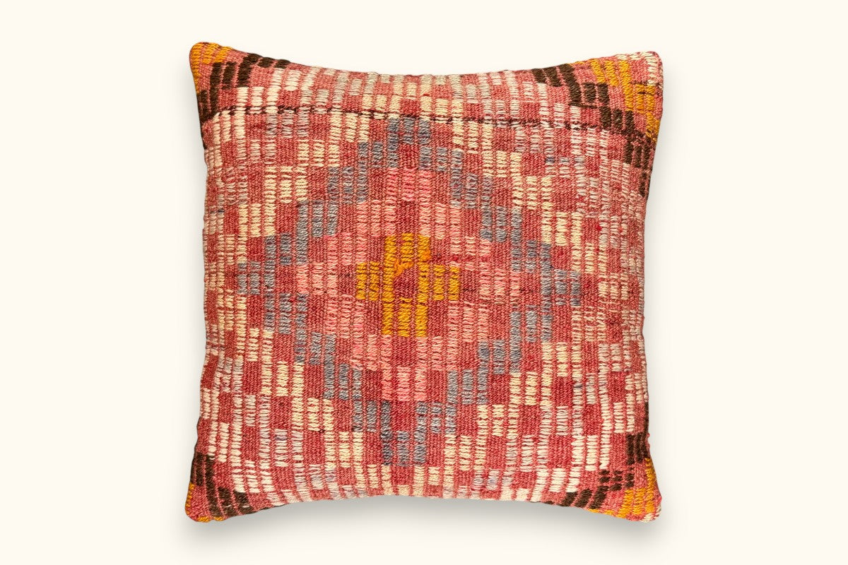 ELVAN Vintage Kelim Kissen 40x40cm