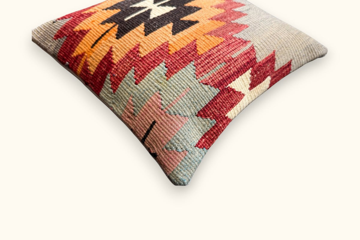 LINA Vintage Kelim Kissen 40x40cm