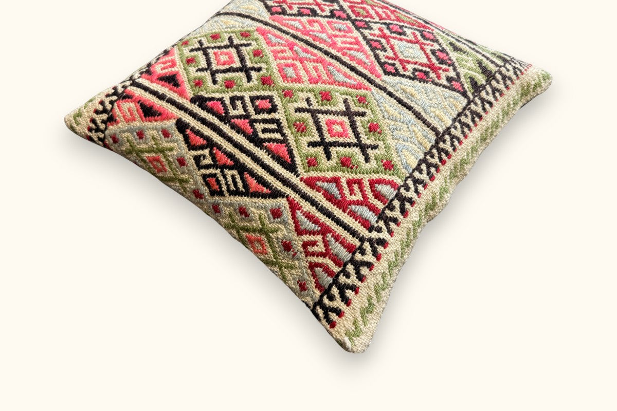 MELEK Vintage Kelim Kissen 40x40cm