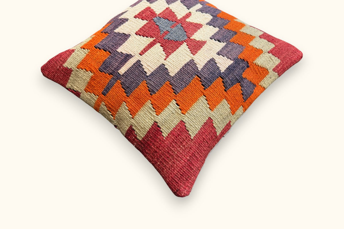 MIRA Vintage Kelim Kissen 40x40cm