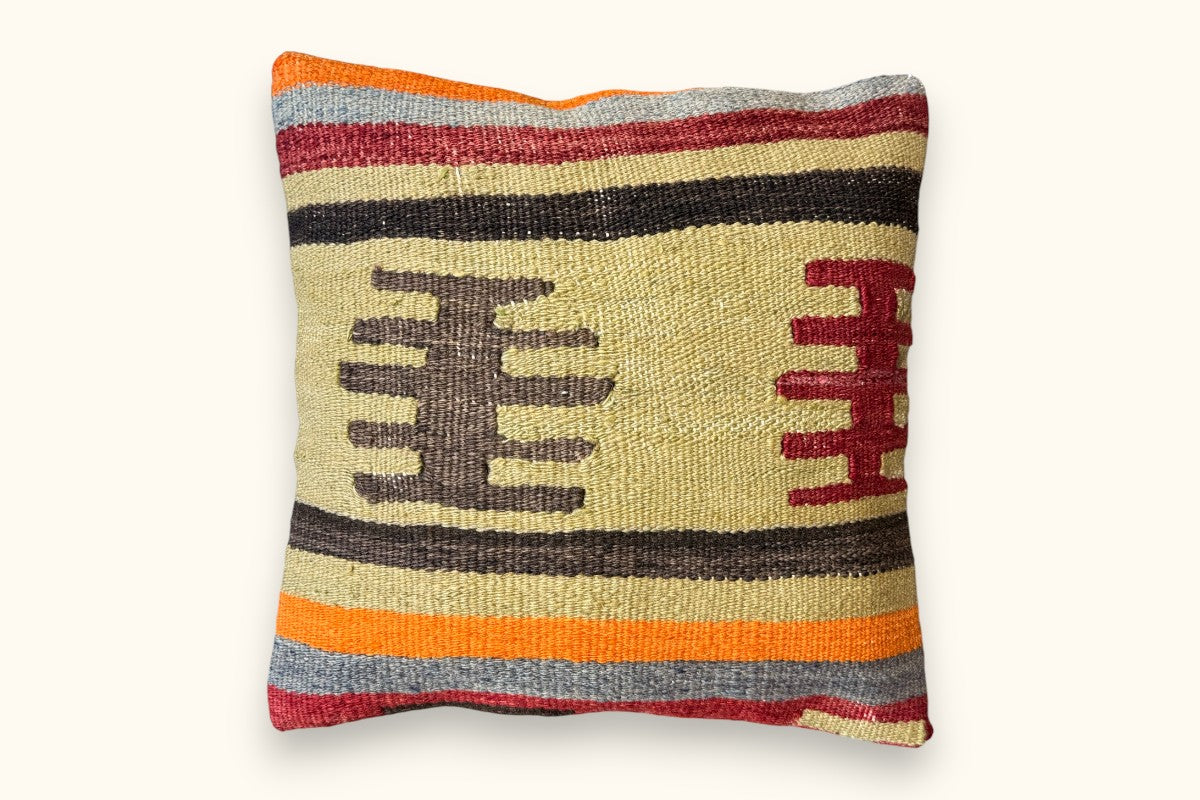 NISA Vintage Kelim Kissen 40x40cm