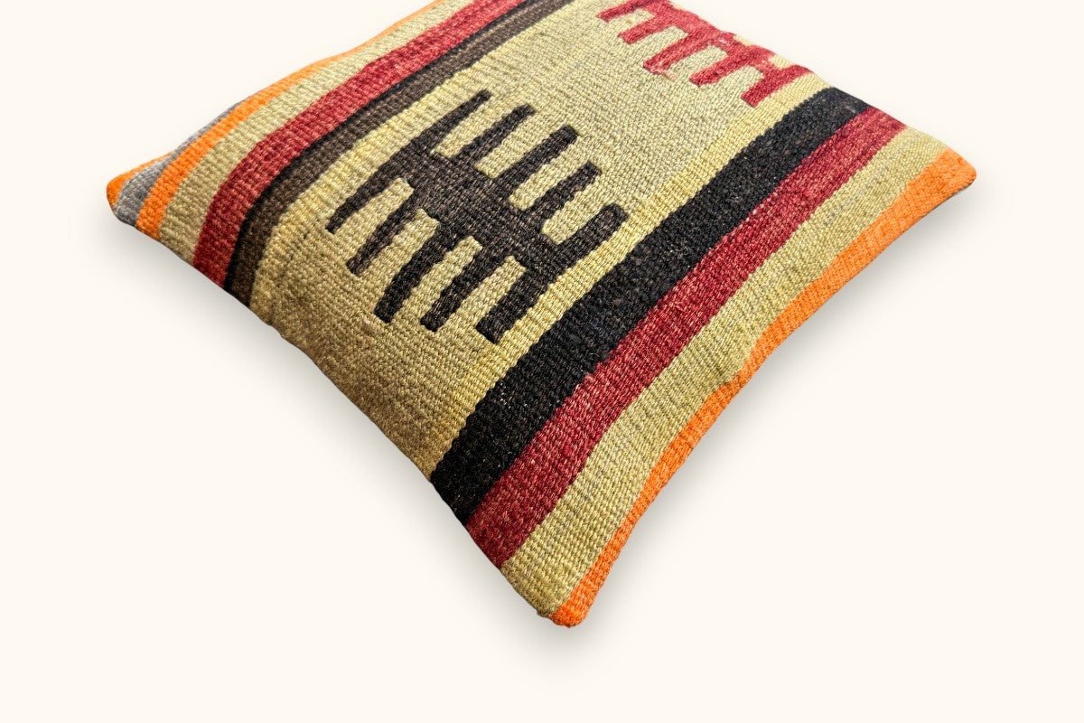 NUR Vintage Kelim Kissen 40x40cm