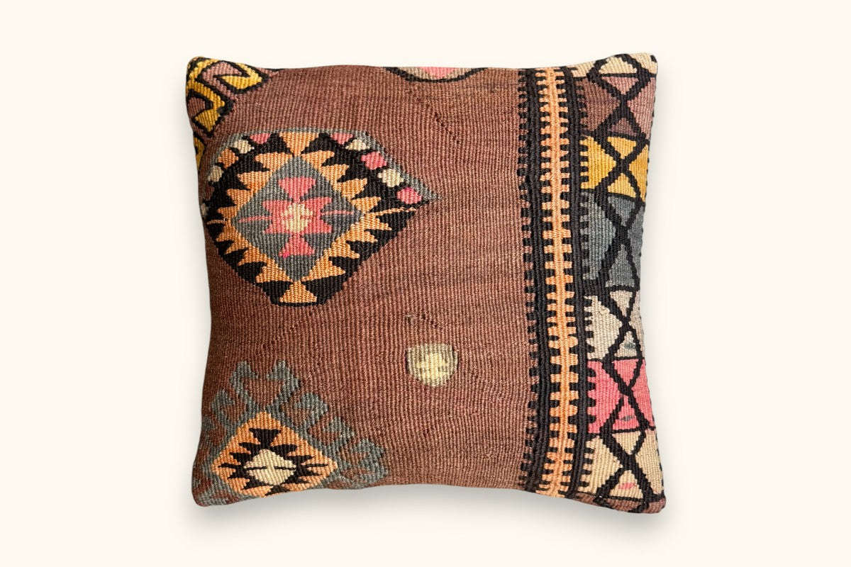 SUNA Vintage Kelim Kissen 40x40cm