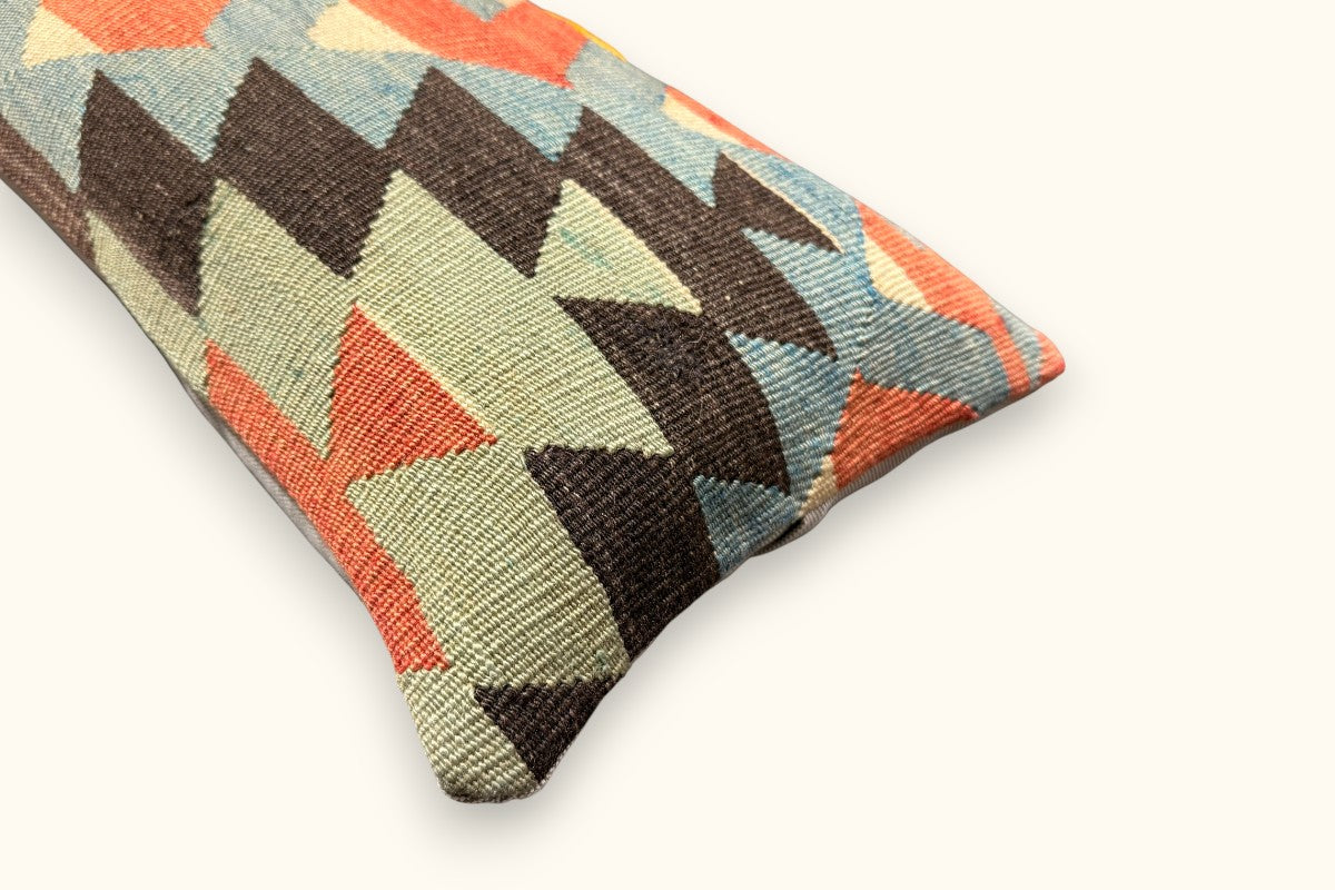 NAZLI Vintage Kelim Kissen 50x30cm