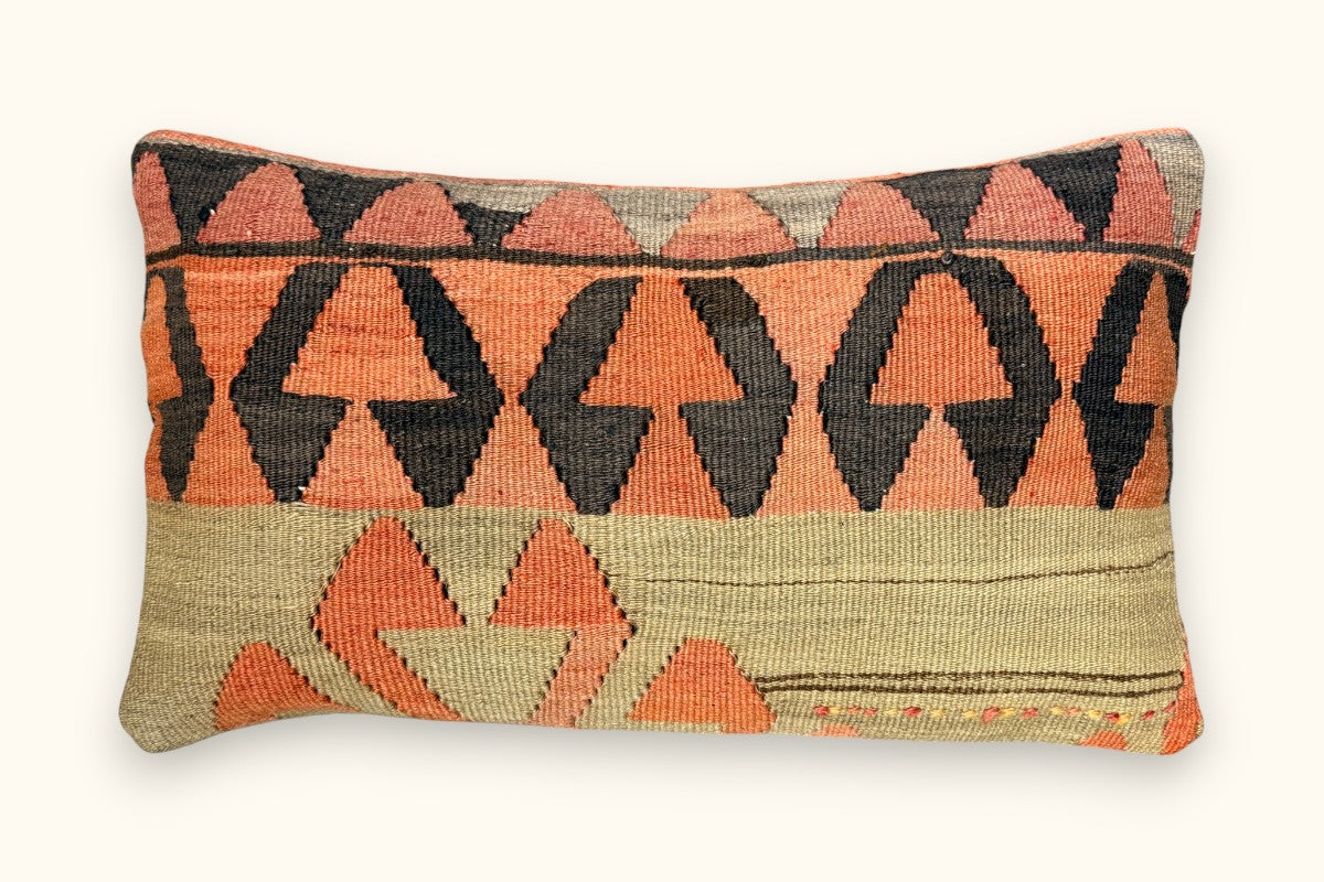 RUYA vintage kilim cushion 50x30cm