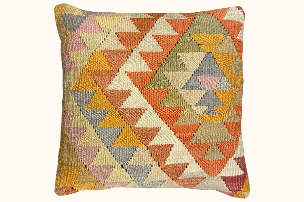 MERCAN Vintage Kelim Kissen 50x50cm