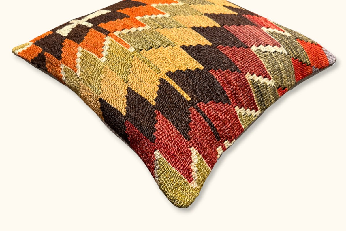 SEVDA Vintage Kelim Kissen 50x50cm