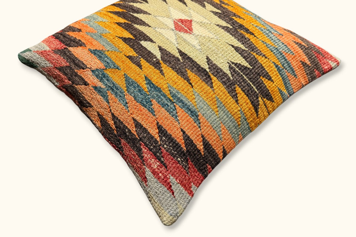 FIDAN Vintage Kelim Kissen 50x50cm