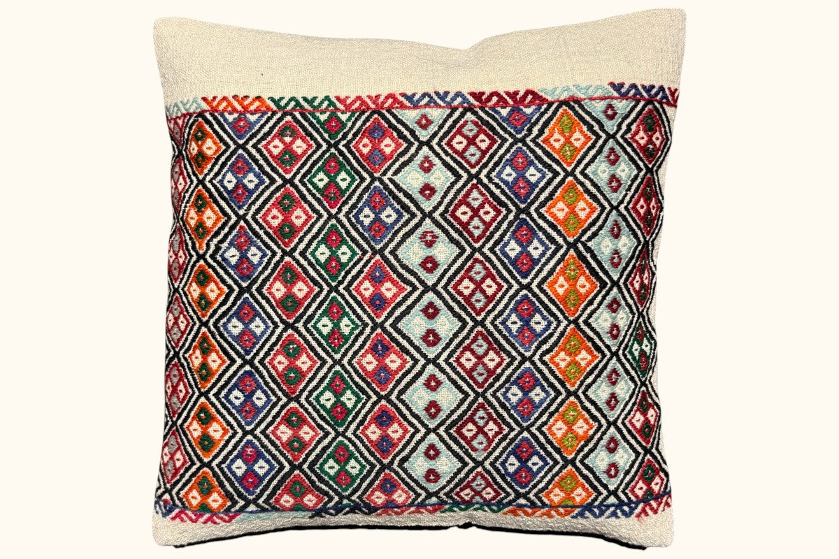 BAHAR Vintage Kelim Kissen 50x50cm