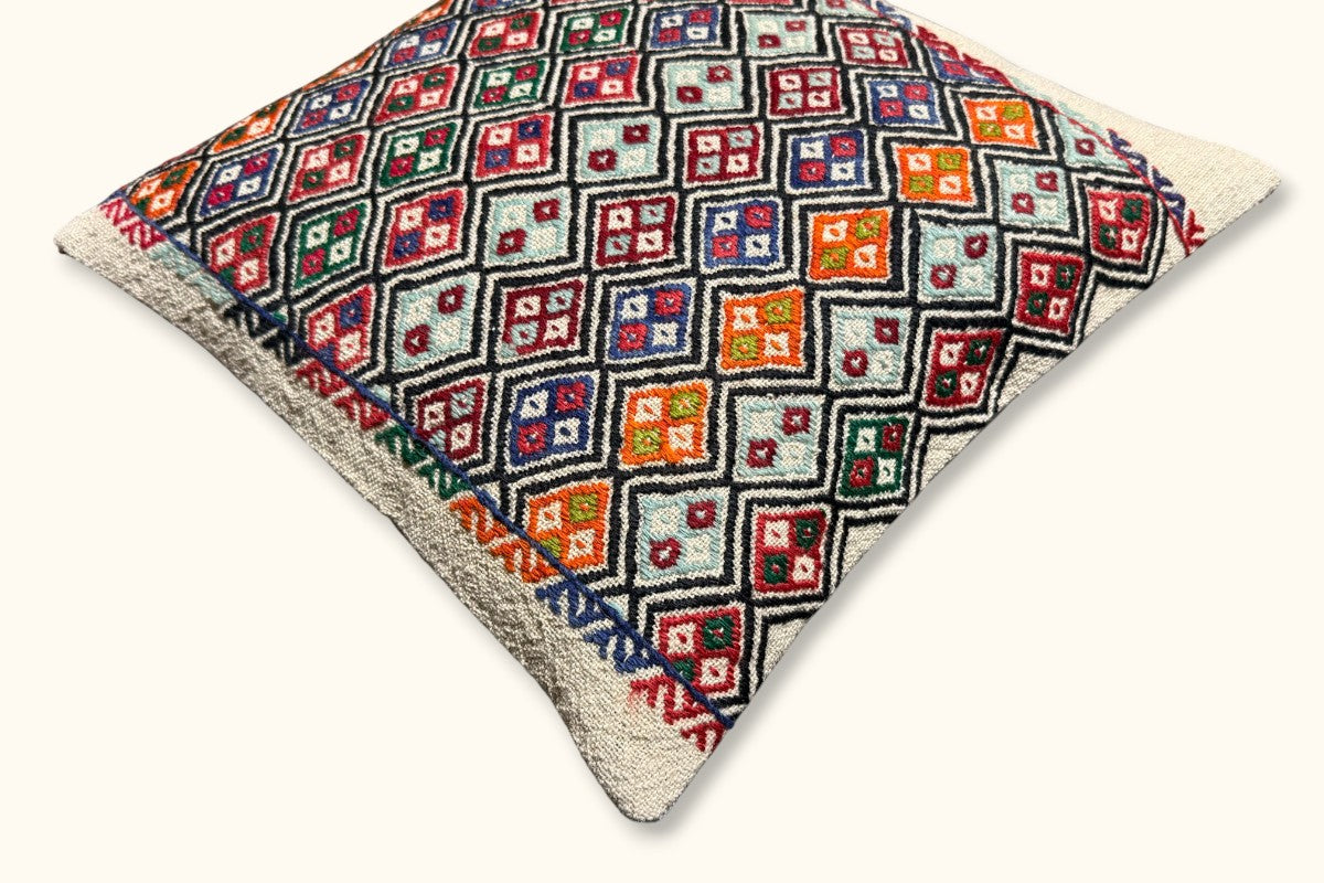 BAHAR Vintage Kelim Kissen 50x50cm