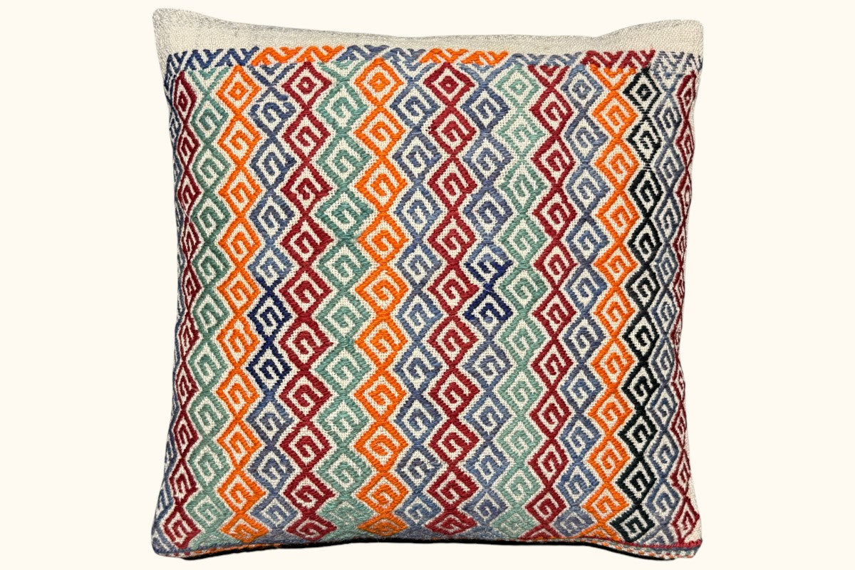 BESTE Vintage Kelim Kissen 50x50cm