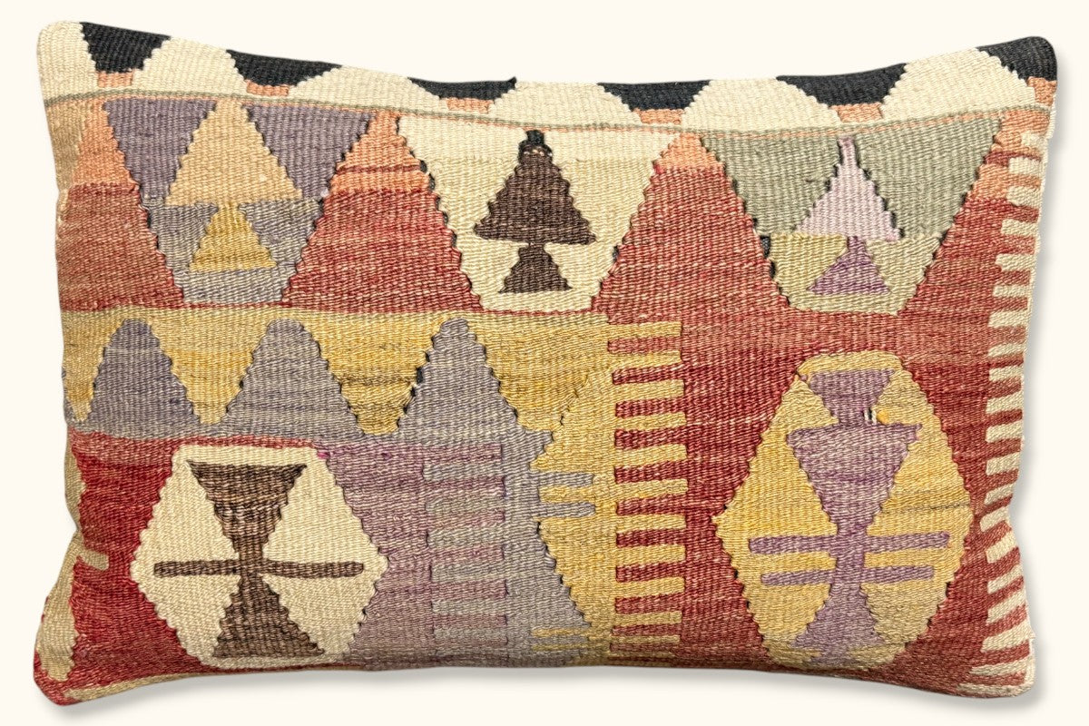 ELIF Vintage Kelim Kissen 60x40cm