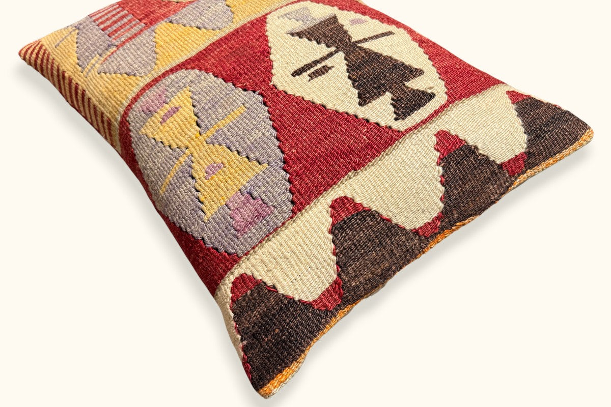 ELVAN Vintage Kelim Kissen 60x40cm