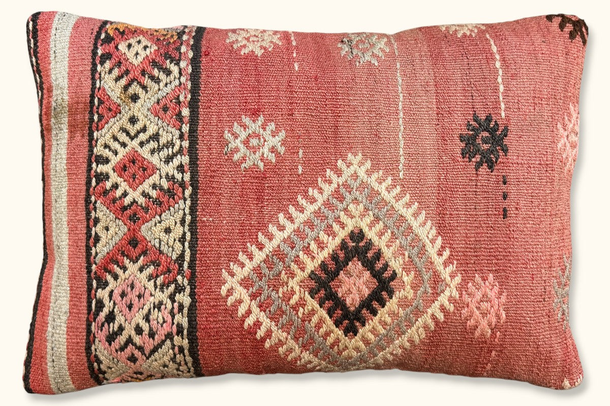 GOKCE Vintage Kelim Kissen 60x40cm