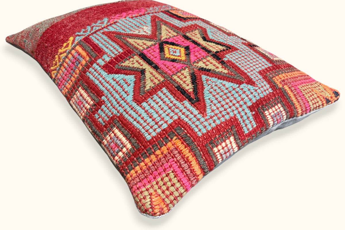 ISIK Vintage Kelim Kissen 60x40cm