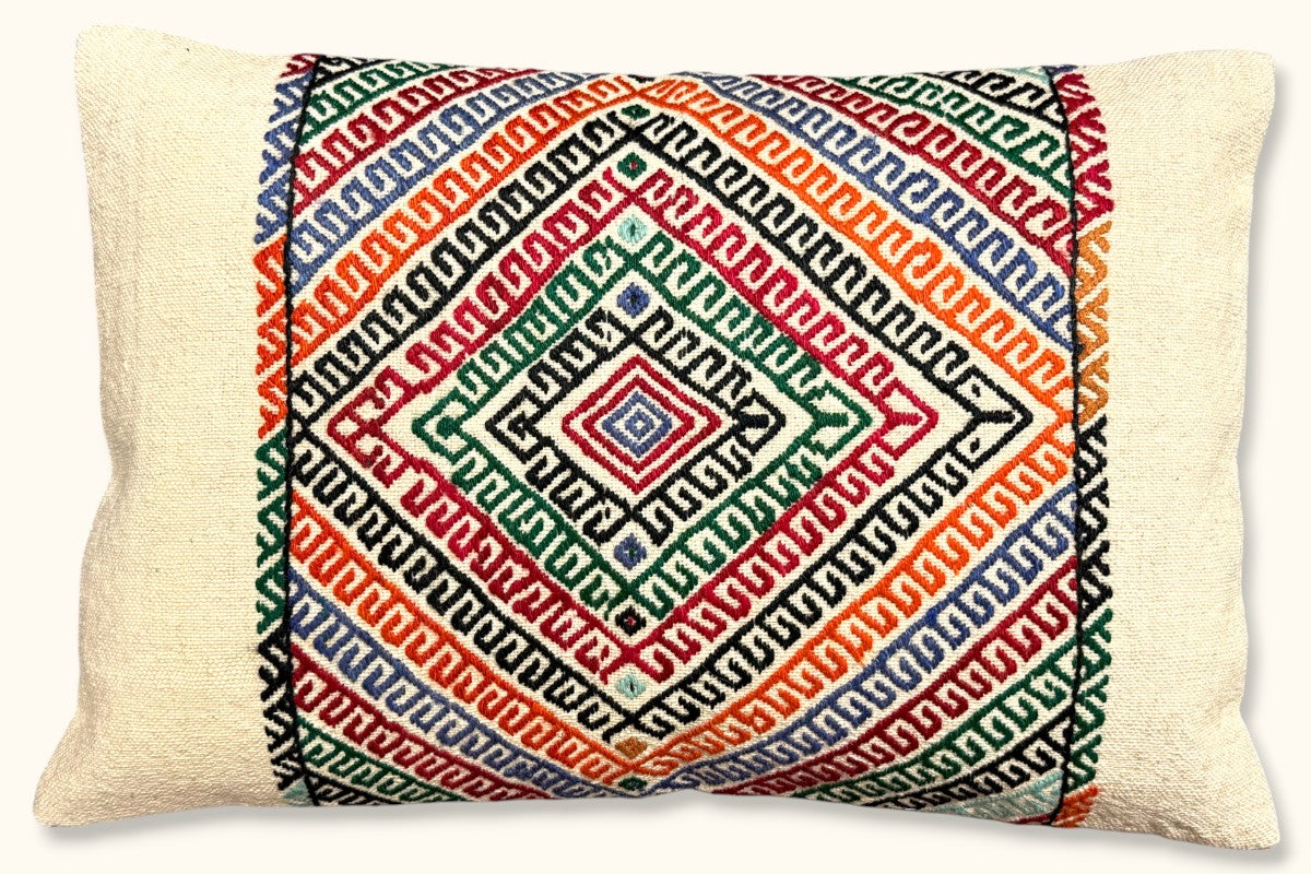 LUNA Vintage Kelim Kissen 60x40cm