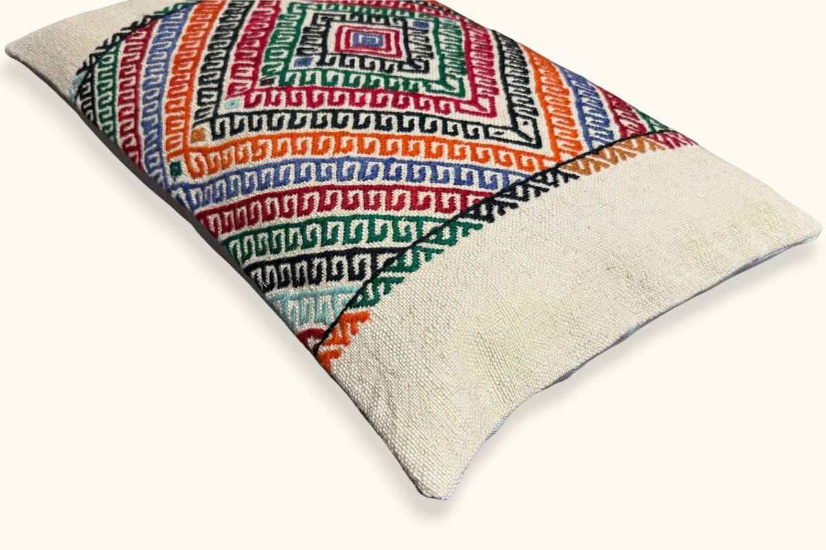 LUNA Vintage Kelim Kissen 60x40cm