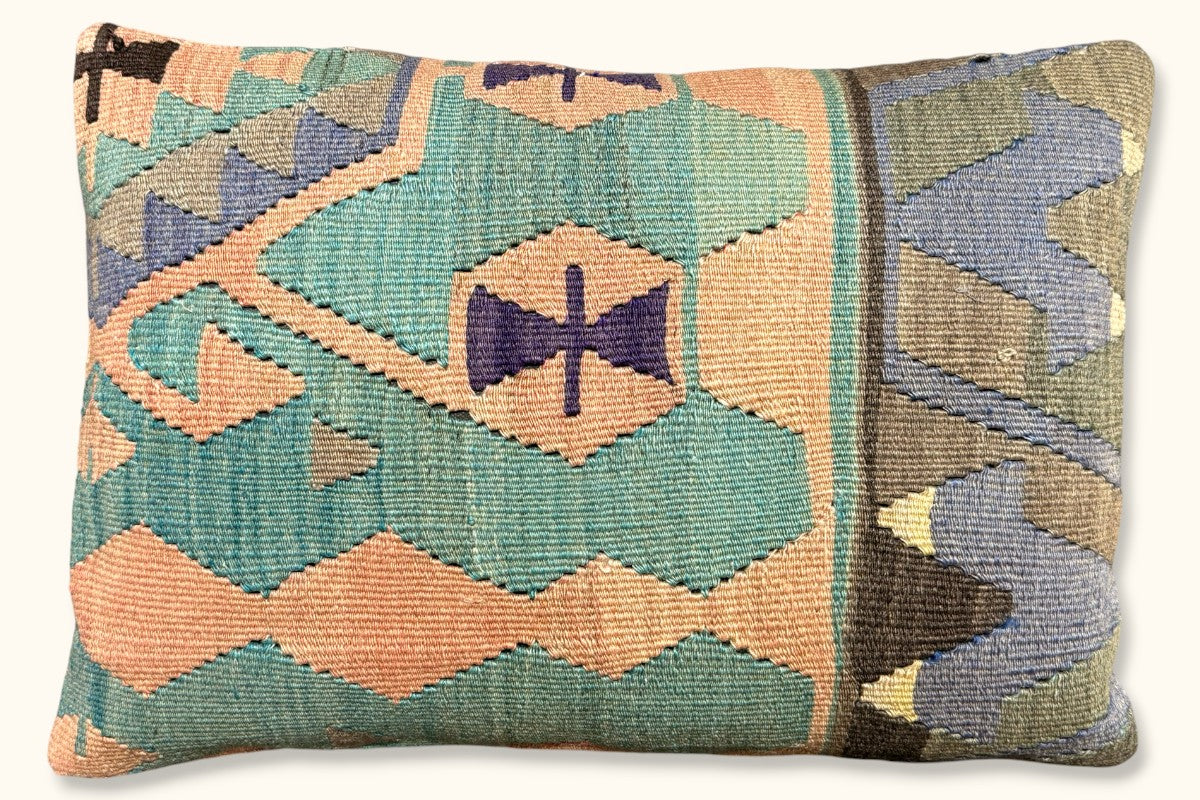 MELIS Vintage Kelim Kissen 60x40cm