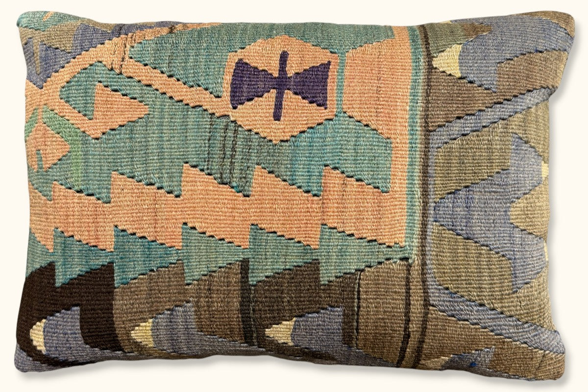 MELISA Vintage Kelim Kissen 60x40cm