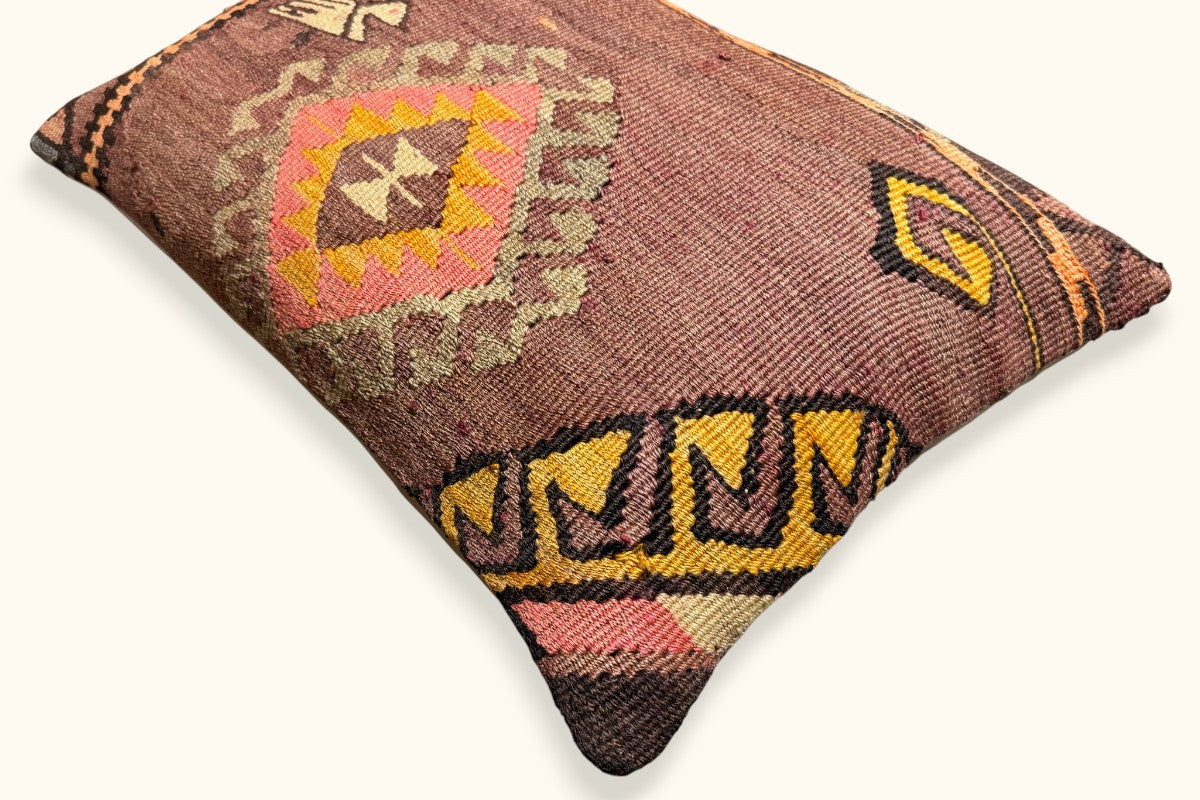MINA Vintage Kelim Kissen 60x40cm