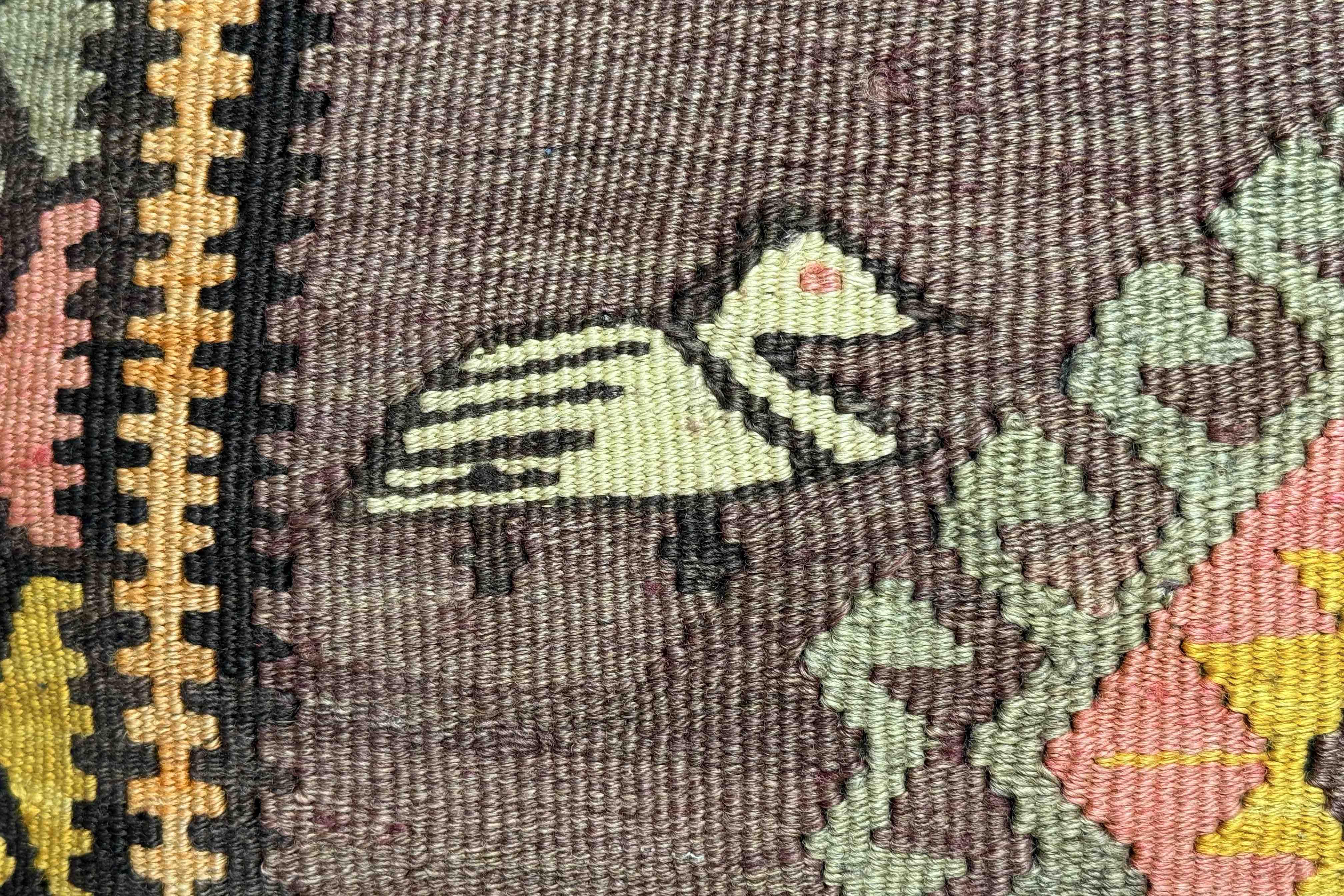 MINA Vintage Kelim Kissen 60x40cm