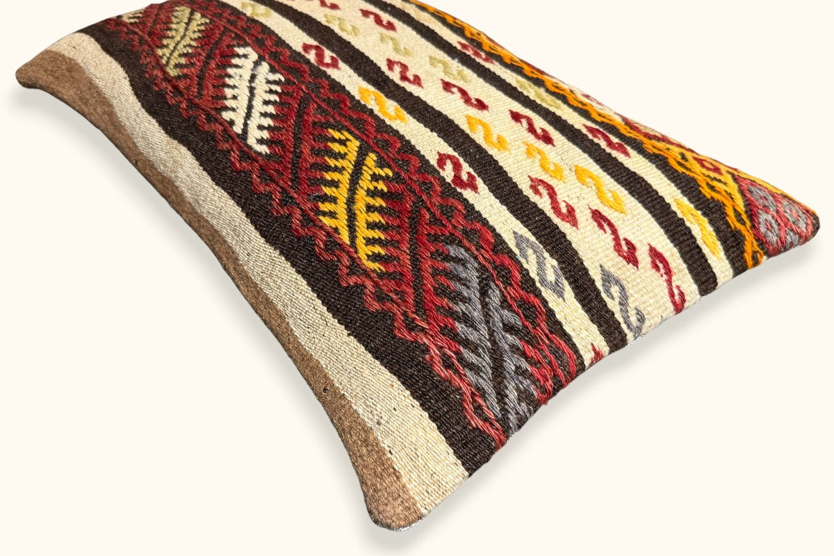 PERA Vintage Kelim Kissen 60x40cm