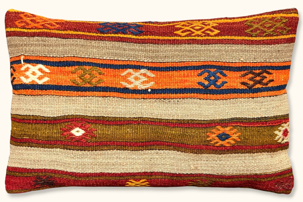 RANA Vintage Kelim Kissen 60x40cm