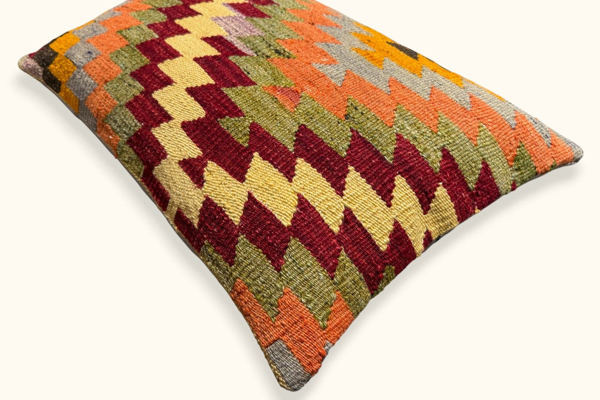 RUYA Vintage Kelim Kissen 60x40cm