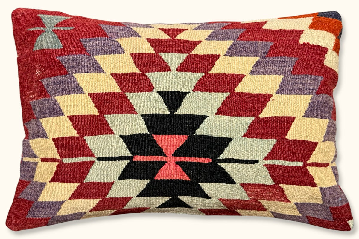 SELEN Vintage Kelim Kissen 60x40cm