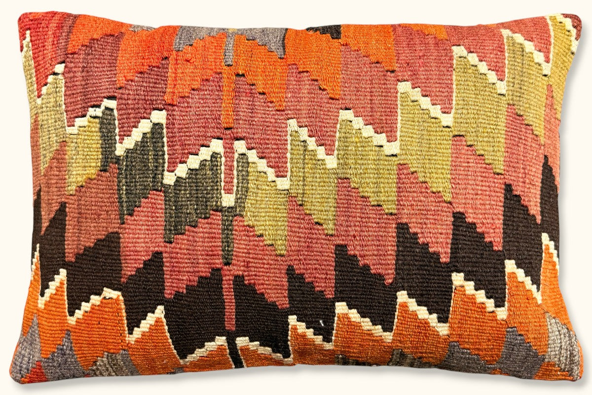 SERRA Vintage Kelim Kissen 60x40cm