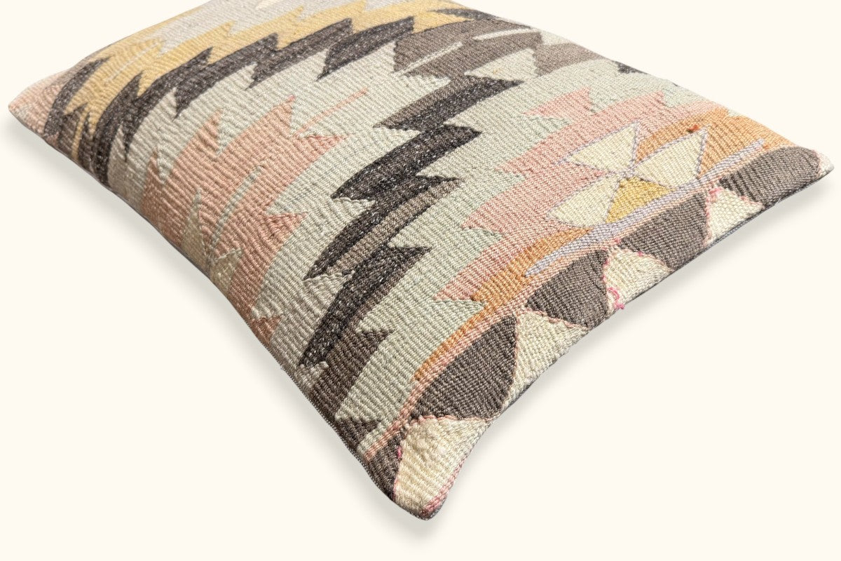 SIBEL Vintage Kelim Kissen 60x40cm