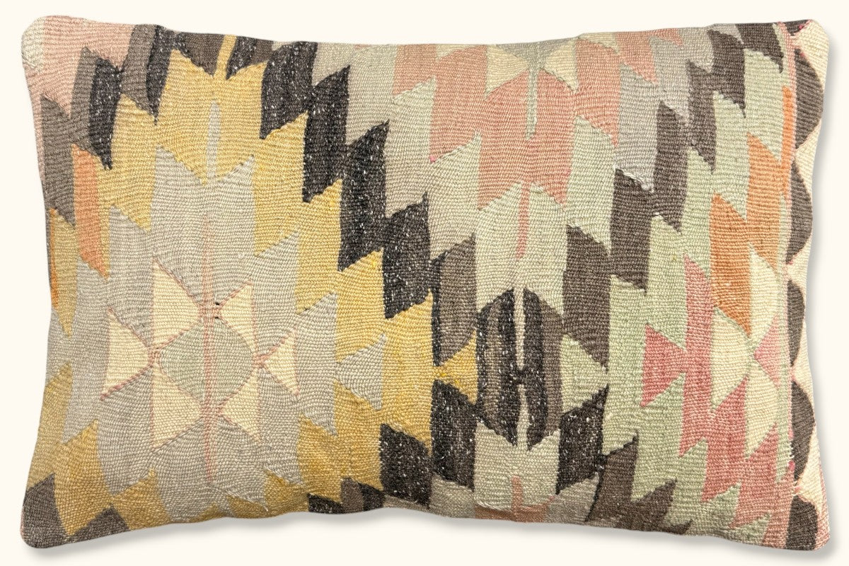 SILA Vintage Kelim Kissen 60x40cm