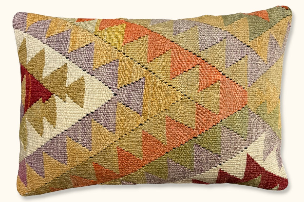 SUDE Vintage Kelim Kissen 60x40cm