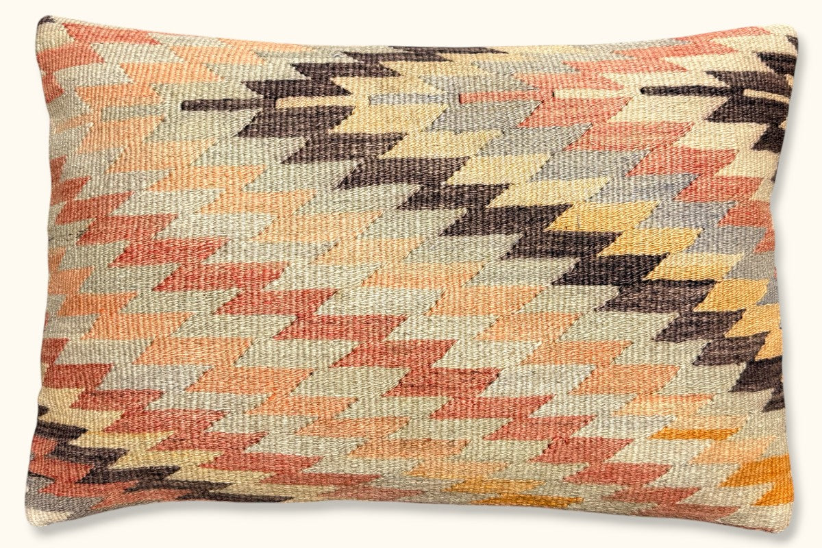 YELDAY Vintage Kelim Kissen 60x40cm